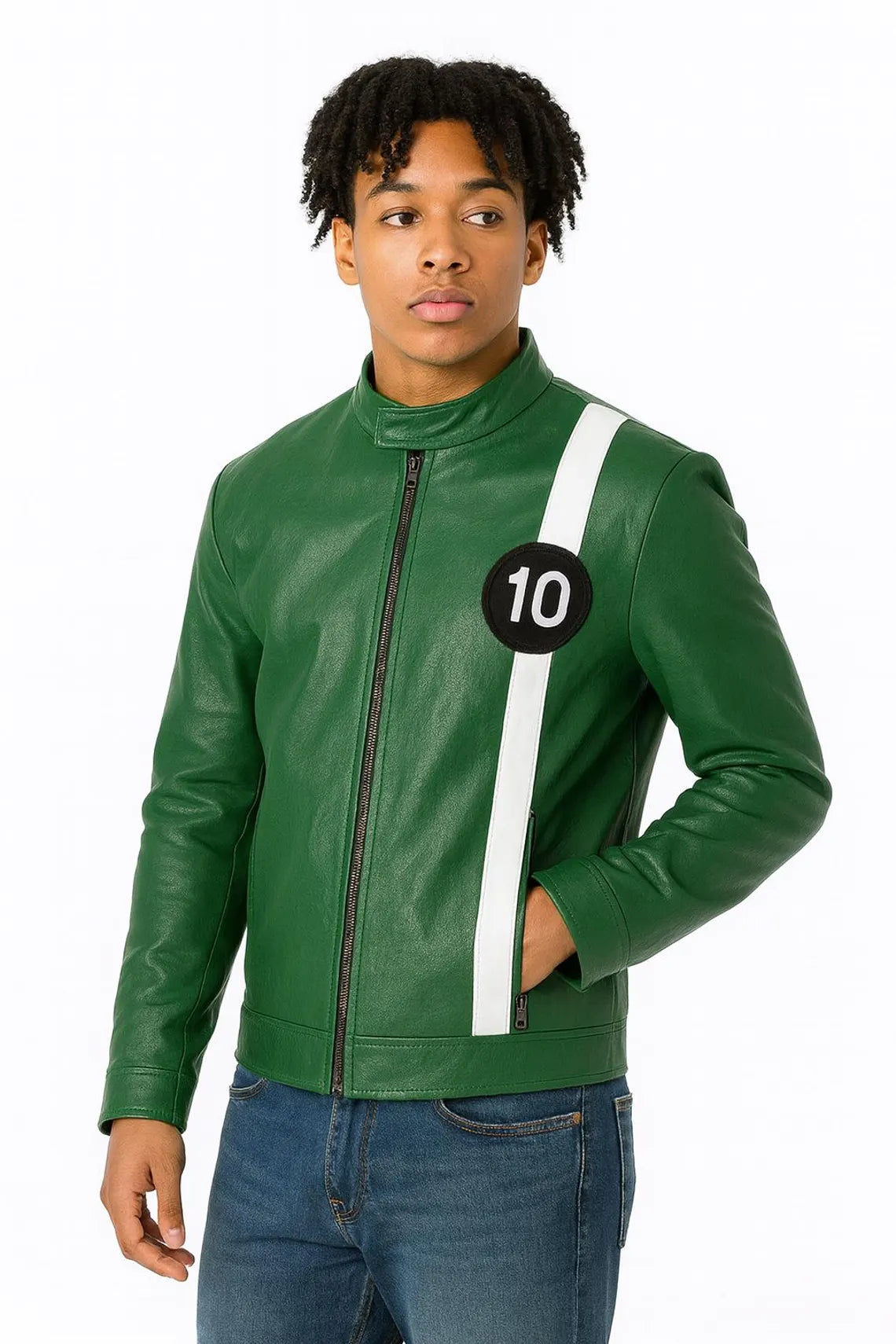 Ben 10 Faux Leather Jacket | Cosplay Costume | Fan Merchandise Apparel