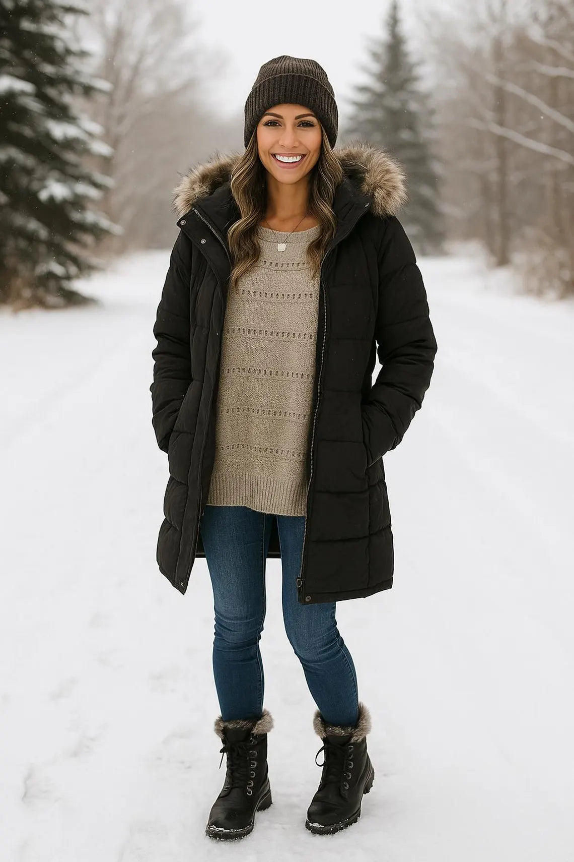 Soft Crochet Top Oversized Knit Sweater