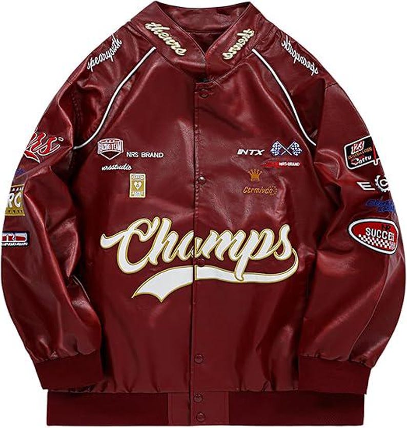 Faux Leather Jacket Women | Oversized Vegan Biker Coat