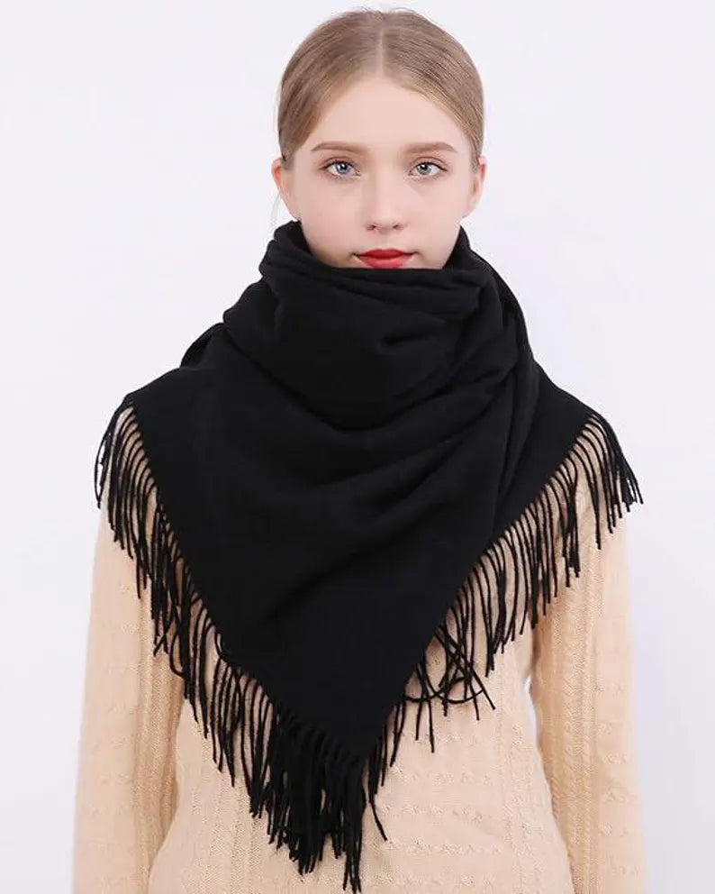 Handmade Prayer Shawl for Meditation & Healing Soft Knitted Comfort Wrap, Religious Gift