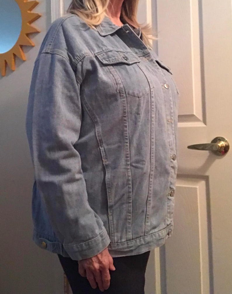 Couple Jean Jacket Oversized Denim Secondary image