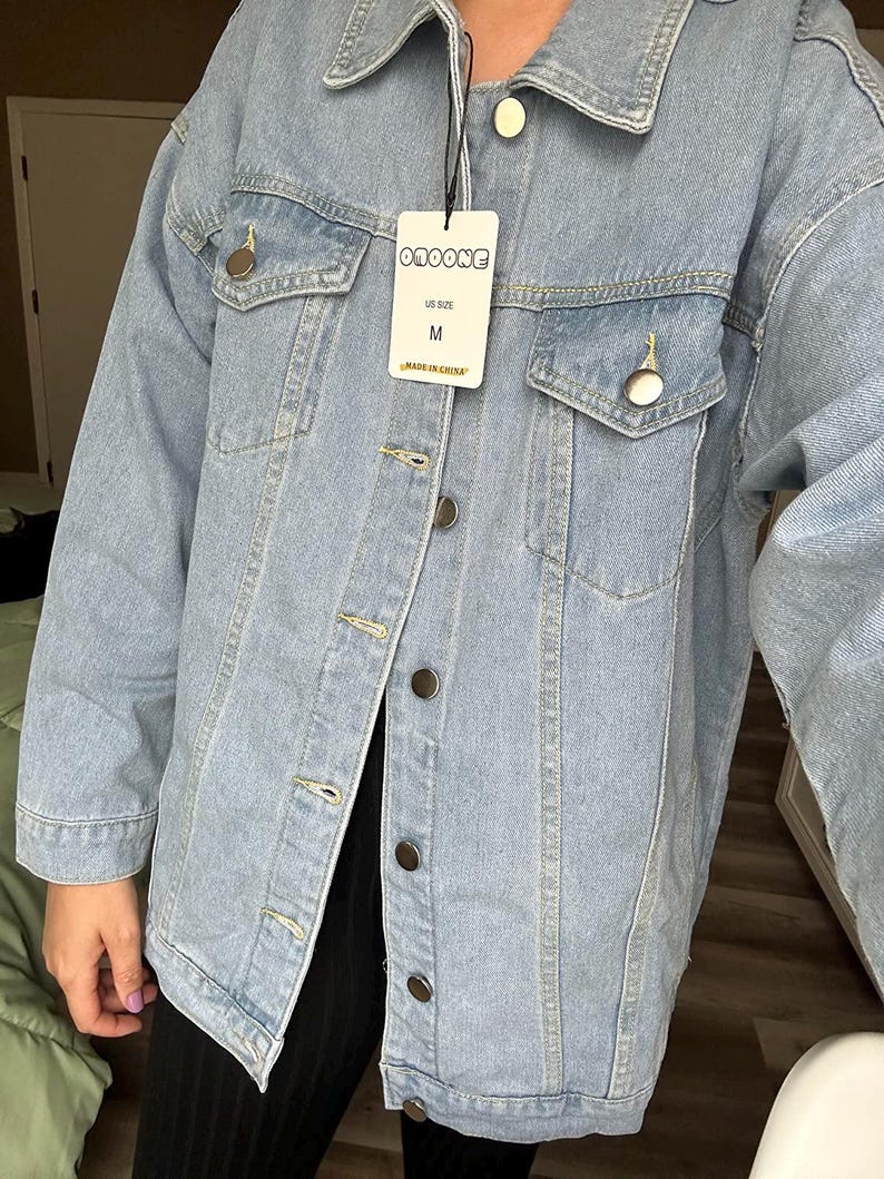 Couple Jean Jacket Oversized Denim