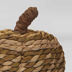 Patterned Woven Pumpkin Natural