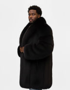 Men's Luxury Faux Fur Coat | Plush Winter Jacket