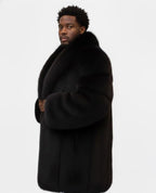 Men's Luxury Faux Fur Coat | Plush Winter Jacket