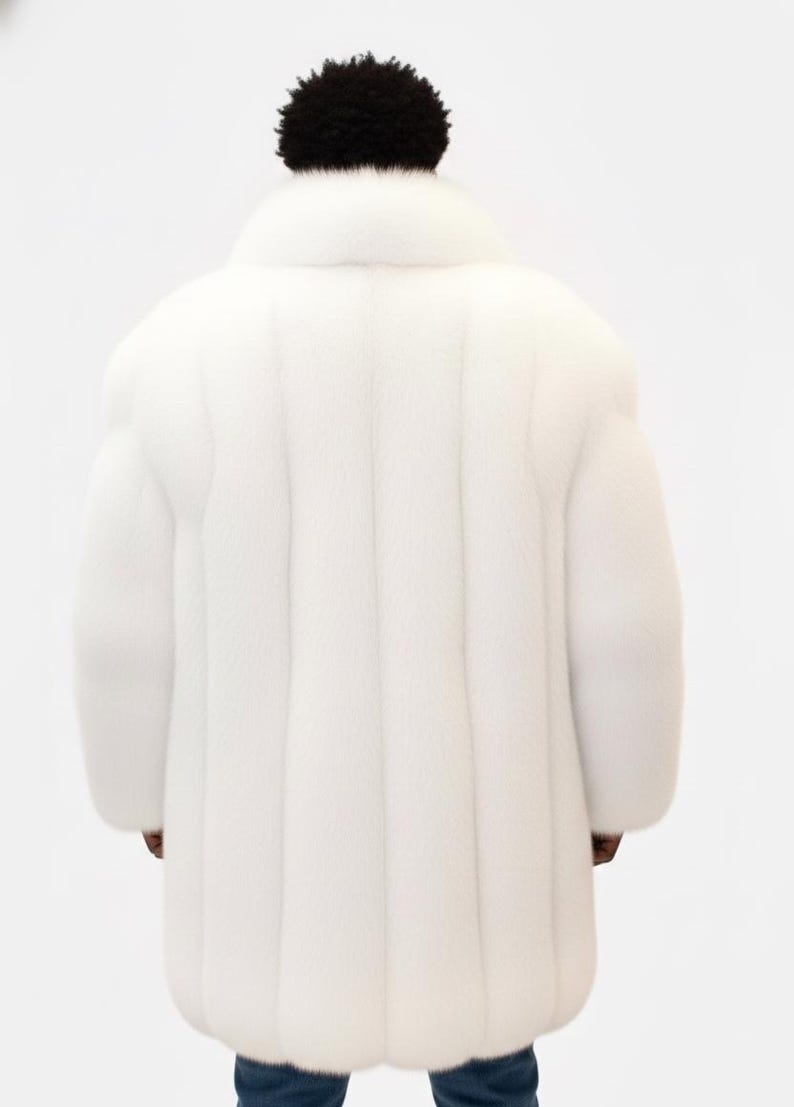 Men's Luxury Faux Fur Coat | Plush Winter Jacket