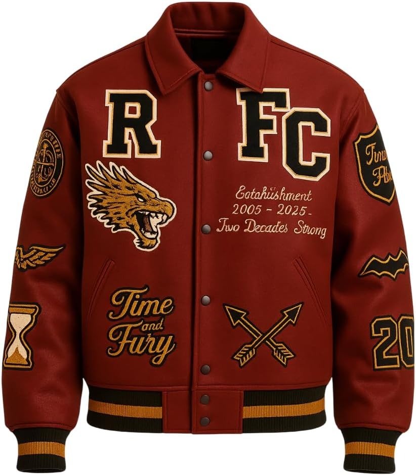 Leather Bomber Jacket | Unisex Dragon Varsity Jacket for Men & Women – Streetwear Jacket with Embroidery Premimum Look