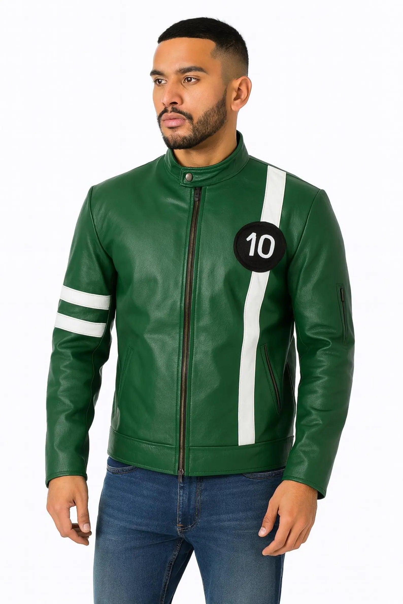 Ben 10 Faux Leather Jacket | Cosplay Costume | Fan Merchandise Apparel
