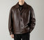 Genuine Leather Button-Up Jacket | Unisex Classic Outerwear