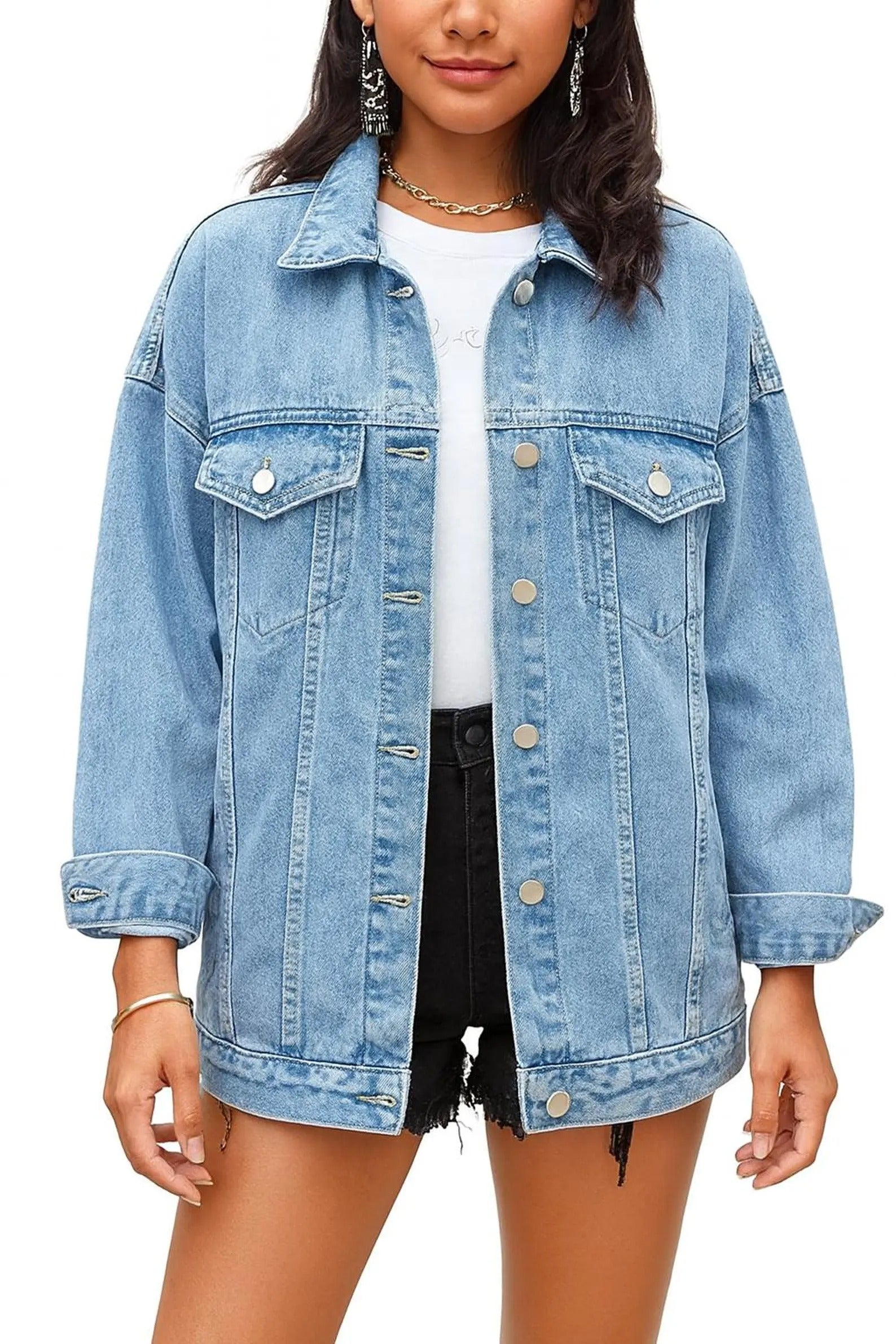 Couple Jean Jacket Oversized Denim